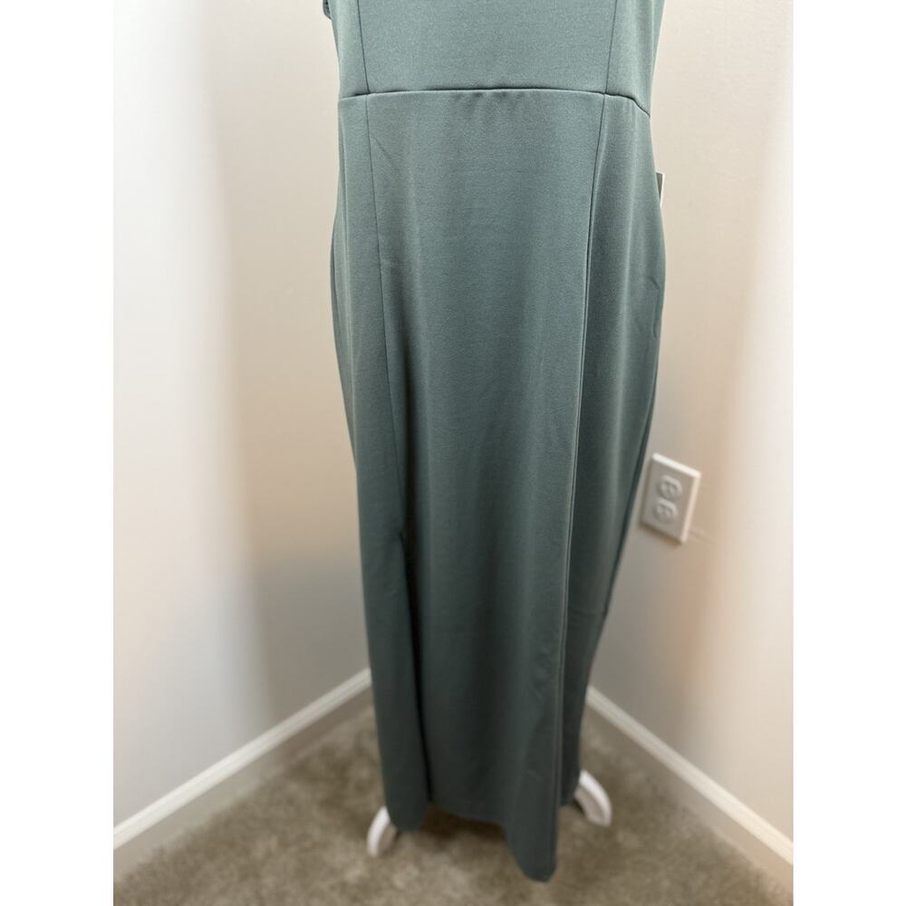 NWT SHOW ME YOUR MUMU Size XXL Eden Midi Dress Sleeveless Green Stretch Wedding - Picture 10 of 13